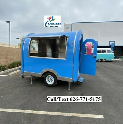 #ad NEW Electric Mobile Food Trailer Enclosed Concession Stand Design 4quot; Hitch Blue $8382.42