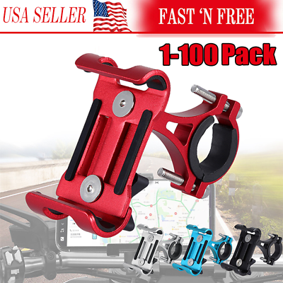 #ad #ad 360° Aluminum Motorcycle Bike Bicycle GPS Cell Phone Holder Handlebar Mount LOT $45.49