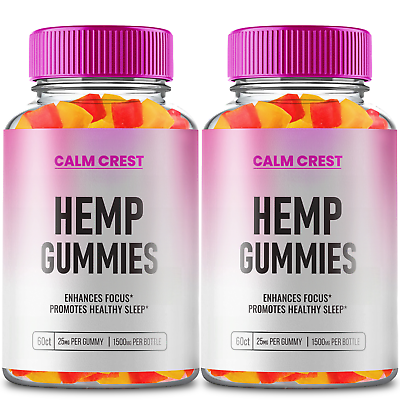 #ad Calm Crest Gummies Official Formula 2 Pack $49.95