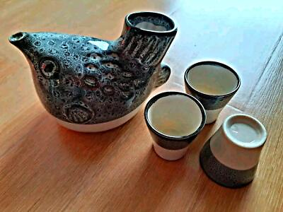 #ad #ad With hot sake sake cup sake cup puffer fish sake antique warmer $71.59
