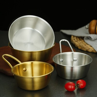 #ad Stainless Steel Bowl Rice Wine Bowl Dinnerware Food Sauce Cup For Chefs Bakers $14.10