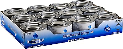 #ad #ad 12 Pack Methanol 7oz Entertainment Cooking Fuel Gel Chafing Cans 2.5 hour $28.99