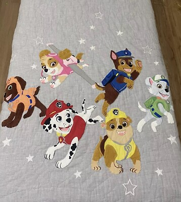#ad Pottery Barn Kids Paw Patrol Quilt Twin $70.00