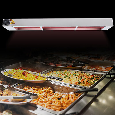 #ad Corded Overhead Food Warmer 36quot; in Strip Food Heat Lamp 600W Stainless Steel $159.60
