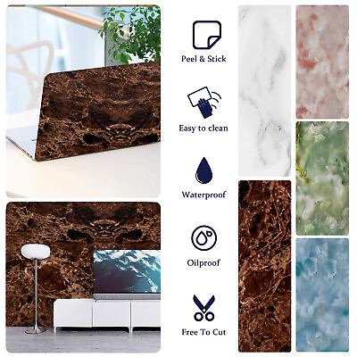 9.9FT Self Adhesive Marble Wallpaper Peel Stick Contact Paper Kitchen Countertop $28.59