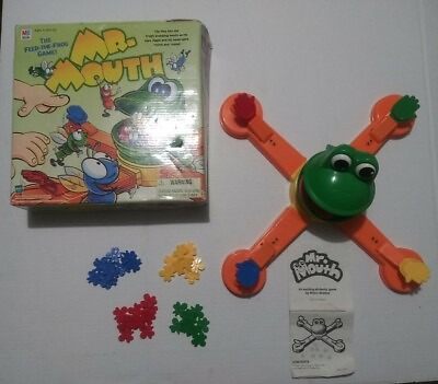 #ad 1999 Mr. Mouth Game by Milton Bradley Working Good Condition EUC $21.99