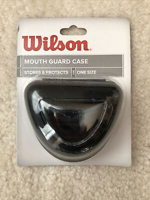 #ad Wilson Mouth Guard Case Stores And Protects One Size Brand New In Box $7.00