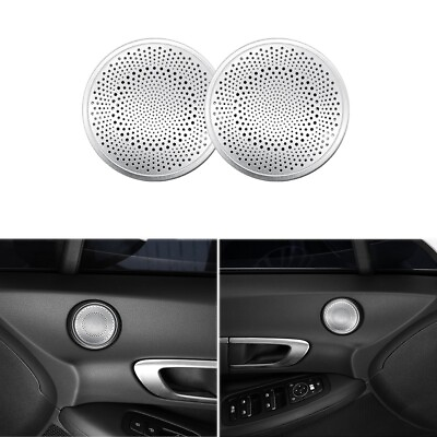 #ad Stainless steel Side Door Speaker Decoration cover For Hyundai Sonata 2020 2024 $31.34