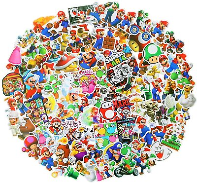 #ad 100pcs Super Mario stickers Kids Nursery Removable Wall Decal Art Home Decor $7.69