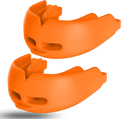 #ad 2Pcs Sport Mouth Guard Youth Adult Mouthguard for BracesMouth Guard FootballH $13.06