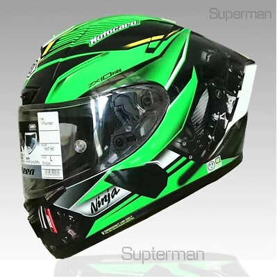 Moto GP Full Face Helmet KawasakI X14 Motorcycle ZX10R Marquez Motorbike $202.99