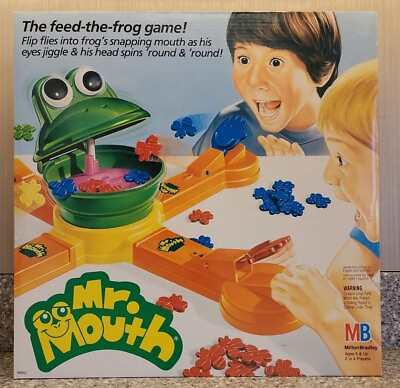MB Mr. Mouth Game The Feed The Frog Game 4042 1987 Milton Bradley $24.29