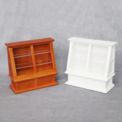 #ad 1:12 Dollhouse Miniature Furniture Food Cabinet Display Locker Dining Room $18.68