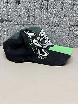 #ad Vintage Artic Cat Snowmobile Hat Snapback Racing Cap Embroidered Logo and Cat $49.47