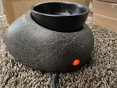 Scentsy Zen Rock Element Electric Warmer Retired Grey Stone $19.99