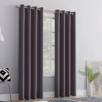 Blackout Curtain Room Darkening Window Curtains Insulated Thermal Grommet Panels $24.49