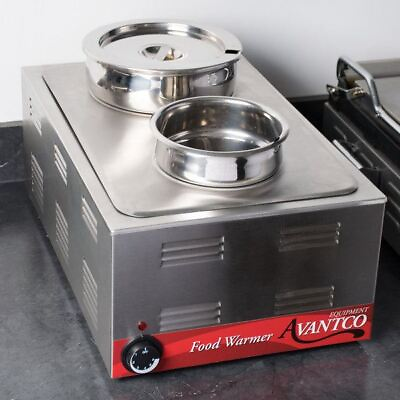 Avantco 12 x 20 Full Size Electric Countertop Food Warmer Soup Station with 1 $144.12