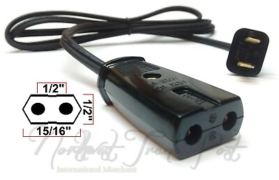 #ad 2 Prong Power Cord for Salton Maxim Electric Food Warming Tray Model WT 46 WT 48 $13.72