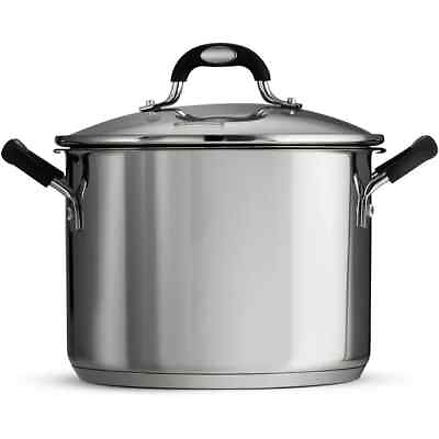 #ad Tramontina Lock N Drain Stainless Steel 6 Quart Covered Stock Pot 3 Count $24.64