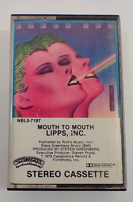#ad Lipps Inc. Mouth To Mouth Cassette Tape 1979 Casablanca Funkytown Disco $9.99