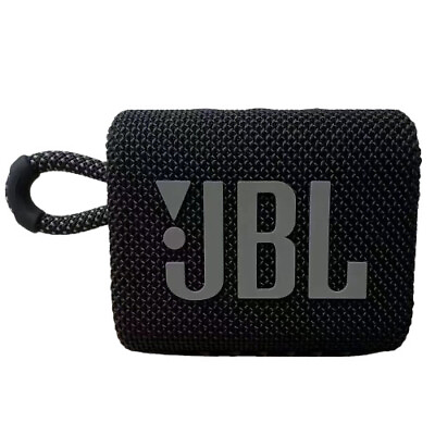 #ad #ad JBL GO3 Portable Bluetooth Speaker NEW in Box Black $23.88