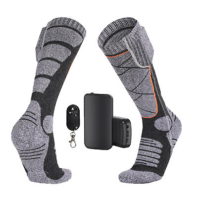 #ad Rechargeable Electric Foot Warmer Sock Free Size Heated Socks Adjustable Heating $83.60