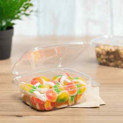 #ad Karat 12oz PET Plastic Hinged Deli Container Takeout Salad Container 200 pcs $45.38