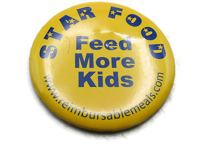 #ad Star Food Button Feed More Kids $17.99