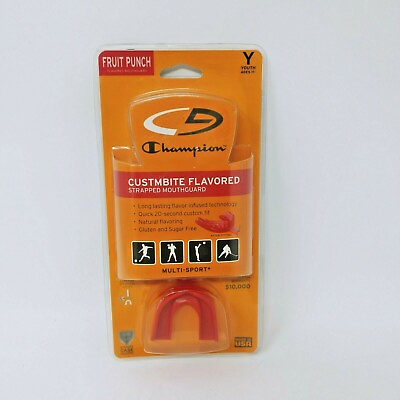 C9 by CHAMPION YOUTH AGE 11 FLAVORED MOUTH GUARD FRUIT PUNCH NEW SEALED $5.99