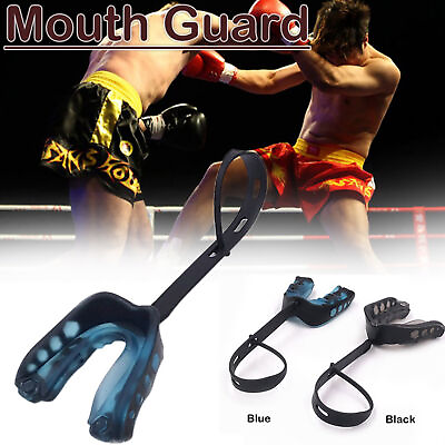 #ad Strap Mouth Guard Football Mouthguard Mouth Protector Tooth Protector Brace $8.72