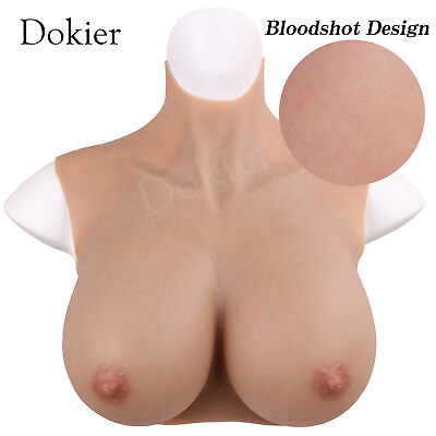 #ad Realistic Silicone Breast Forms Breastplate Crossdresser Fake Boobs Tits B H Cup $179.99