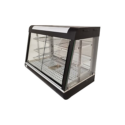 35quot; Countertop Food Warmer Display Case LED Lighting and Frontamp;Rear Sliding Door $629.10
