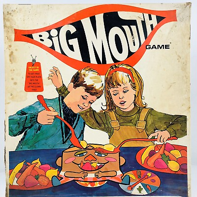 RARE Vintage BIG MOUTH Game 1968 Schaper Toy Manufacturers Of America SCARCE $424.99