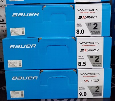 #ad Bauer Vapor 3X Pro Ice Hockey Skates Senior Size from 7 8 8.5 9 Fit 2 $499.95