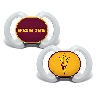 #ad BabyFanatic Arizona State Officially Licensed NCAA Pacifier 2 Pack $14.99