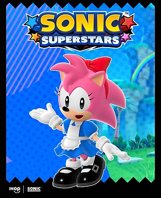 #ad #ad Sonic Superstars RETRO DINER STYLE AMY IHOP Exclusive Xbox PS5 Switch $9.25
