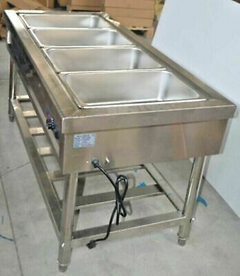 US Stock Commercial 110V 4 Pan Bain Marie Buffet Food Warmer Kitchen Supply $731.91
