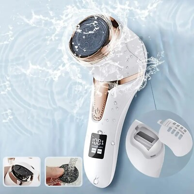Electric Foot Callus Remover Kit Rechargeable Callous Removers Portable Foot Fil $14.98
