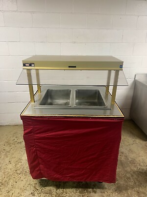 Hatco Heated Buffet 2 pan Portable Table W Sneeze Guard 120 V Tested HS1 2954 $500.00