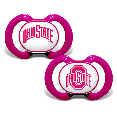 #ad BabyFanatic Ohio State Buckeyes Officially Licensed NCAA Pacifier 2 Pack $14.99