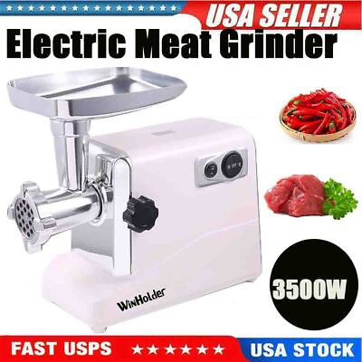 3500W Powerful Electric Meat Grinder Aluminum Food Sausage Maker Mincer Stuffer $76.99