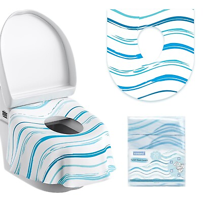 #ad Toilet Seat Covers Disposable for Kids and Adults YIHATA 20 Pack Extra Large... $25.01