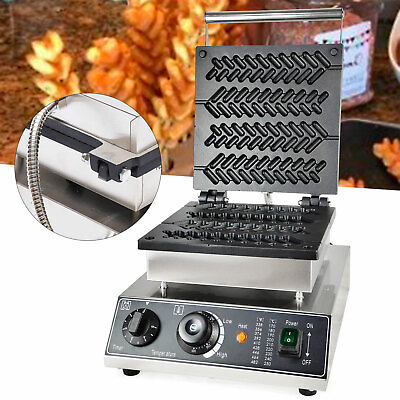 #ad 1700W Electric Waffle Machine For Bake Food in the Shop Field Lolly Waffle Maker $179.55