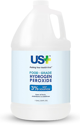 #ad US Food Grade 3% Hydrogen Peroxide Versatile All Natural Cleaner Made in... $28.13
