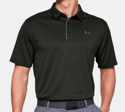NEW Under Armour Men#x27;s T Shirt UA Tech Polo Performance Golf Loose Fit 1290140 $24.88