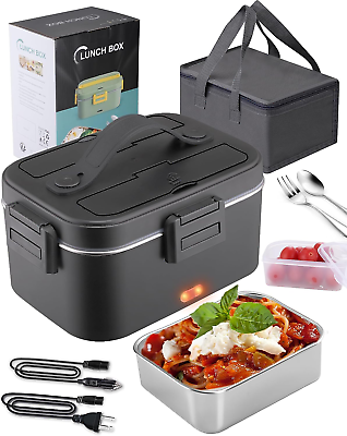 #ad Electric Lunch Box 75W Food Heater 18L for Adults Portable Food Warmer for Car $62.99