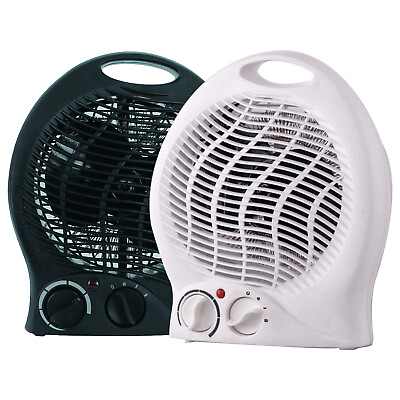 Electric Space Heater Fan 3 Modes Adjustable 1500w Overheat Protection W Handle $24.77