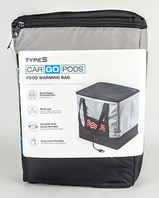 USB Food Warming Bag Type S Car GO Pod Large Capacity 23 Quarts TRIPLE INSULATED $24.97