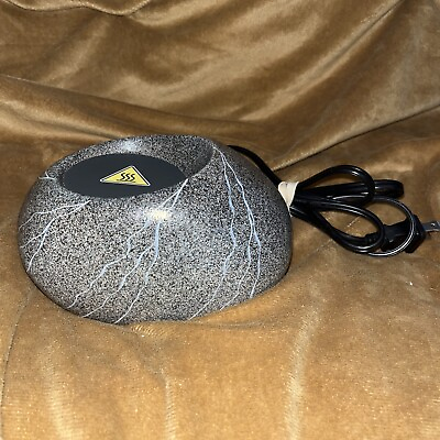 Scentsy Zen Rock Element Electric Warmer Retired Grey Stone without warmer dish $24.99