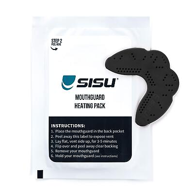 SISU Mouth Guards Max 2.4mm Custom Fit Sports Mouthguard and Molding Heat Pack $19.00